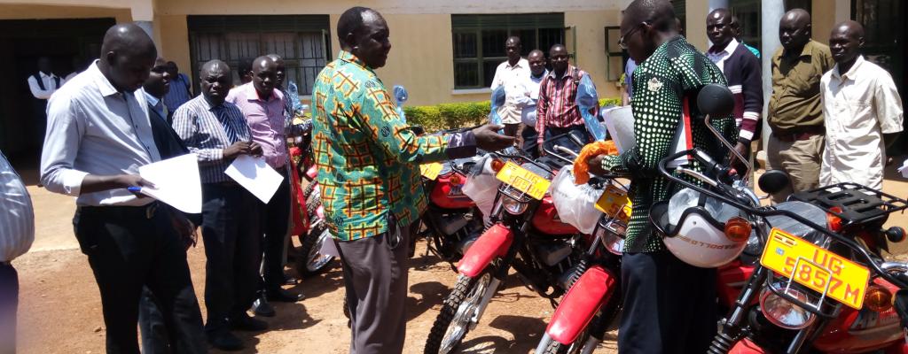 Handover of Motorcycles